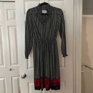 Black and white vintage Lady Page Susan Page dress